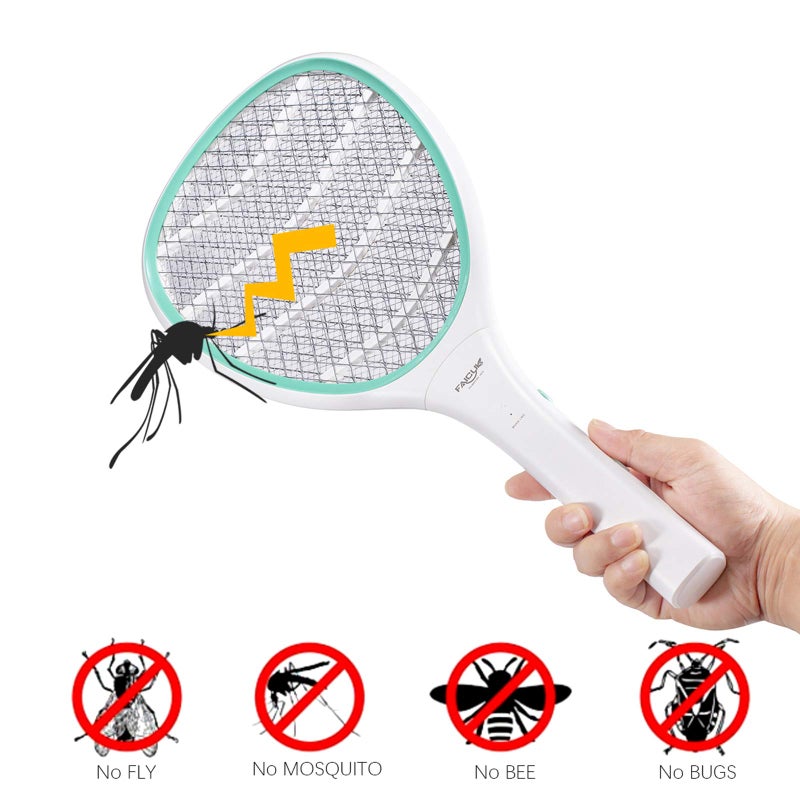Faicuk Handheld Bug Zapper Racket Electric Fly Swatter - Image 2